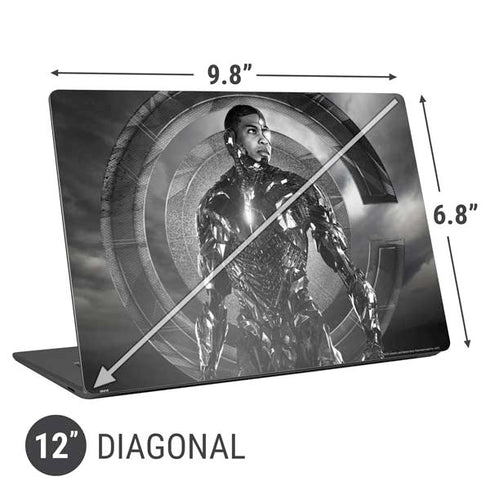 The Justice League (2017) Cyborg Poster Universal Laptop 12in (9.8 x 6.8in) Skin