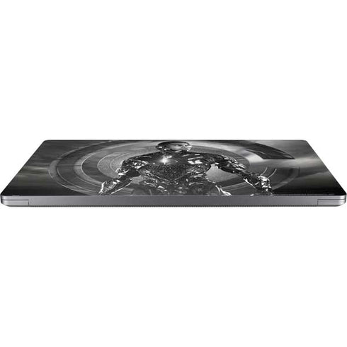The Justice League (2017) Cyborg Poster Universal Laptop 16in (13 x 9.4in) Skin
