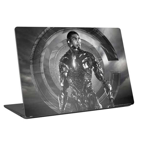 The Justice League (2017) Cyborg Poster Universal Laptop 18in (14.6 x 10.6in) Skin