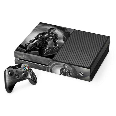 The Justice League (2017) Cyborg Poster Xbox One Console and Controller Bundle Skin