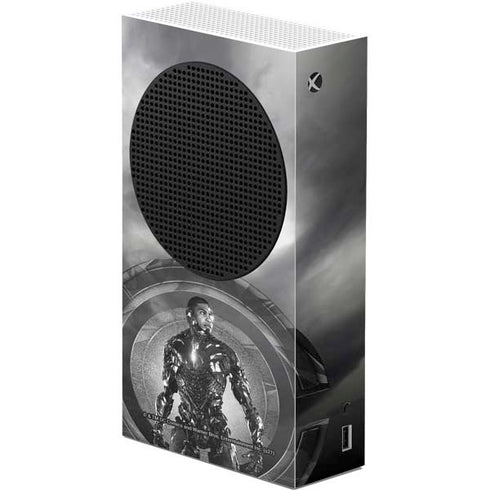 The Justice League (2017) Cyborg Poster Xbox Series S Console Skin