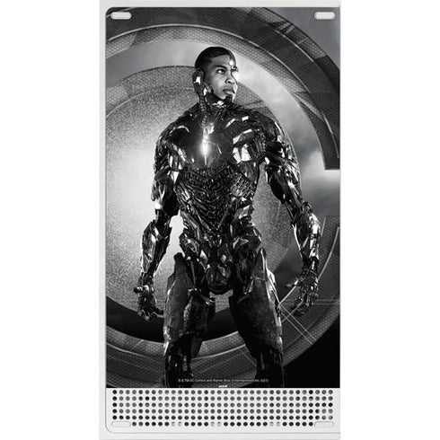 The Justice League (2017) Cyborg Poster Xbox Series S Console Skin
