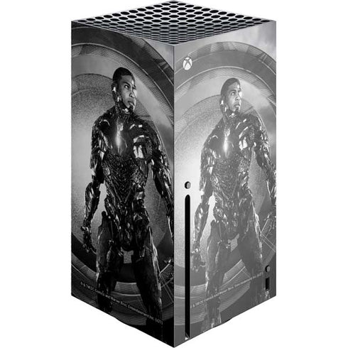 The Justice League (2017) Cyborg Poster Xbox Series X Console Skin