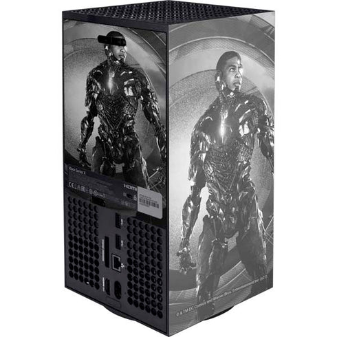 The Justice League (2017) Cyborg Poster Xbox Series X Console Skin