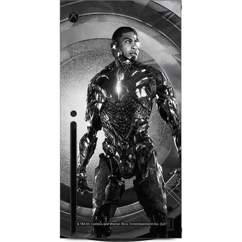The Justice League (2017) Cyborg Poster Xbox Series X Console Skin