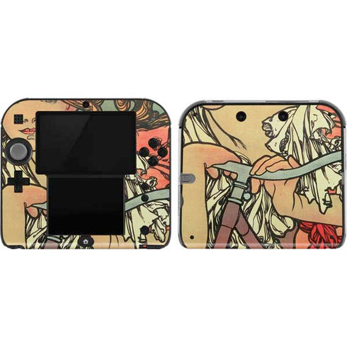 Alphonse Mucha Cycles Perfecta Nintendo 2DS Skin