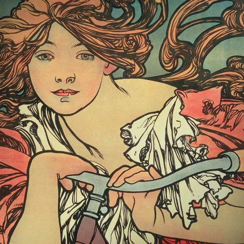 Alphonse Mucha Cycles Perfecta Dell Alienware Skin