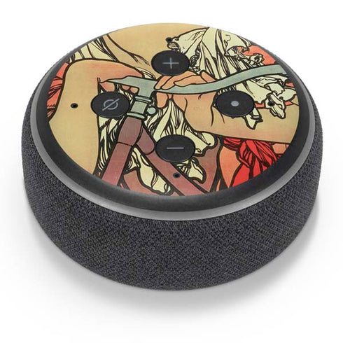 Alphonse Mucha Cycles Perfecta Amazon Echo Dot Skin