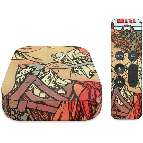 Alphonse Mucha Cycles Perfecta Apple TV Skin