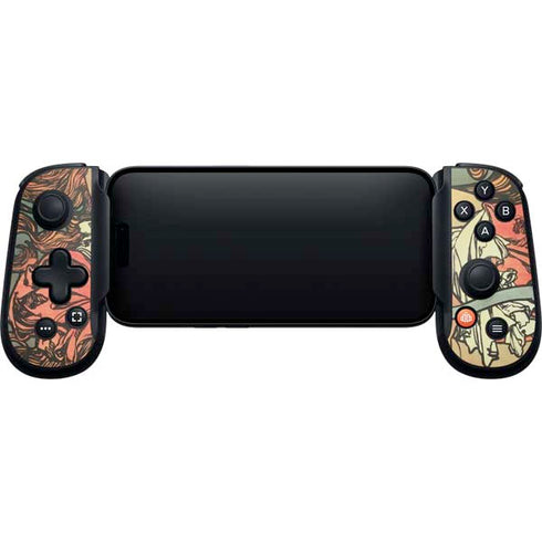 Alphonse Mucha Cycles Perfecta Backbone One for iPhone Game Controller Skin