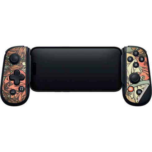 Alphonse Mucha Cycles Perfecta Backbone One for iPhone Game Controller Skin