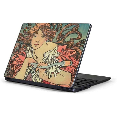 Alphonse Mucha Cycles Perfecta Samsung Chromebook Skin