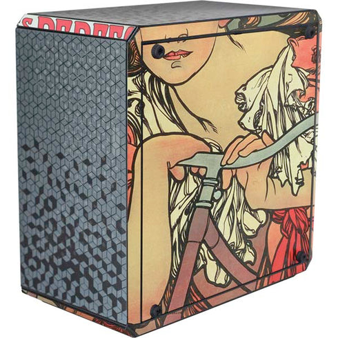 Alphonse Mucha Cycles Perfecta Cooler Master MasterBox Q300L Mini Tower Skin