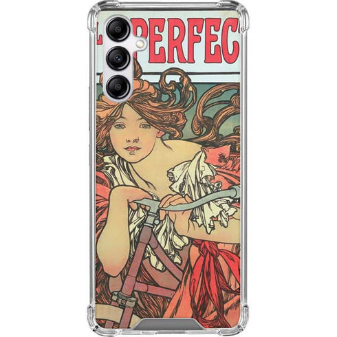 Alphonse Mucha Cycles Perfecta Galaxy A14 5G Clear Case