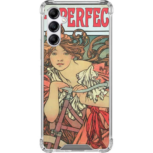 Alphonse Mucha Cycles Perfecta Galaxy A15 5G Clear Case