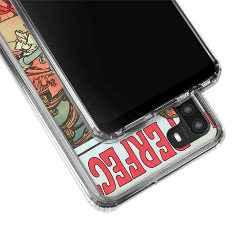 Alphonse Mucha Cycles Perfecta Galaxy A21 Clear Case