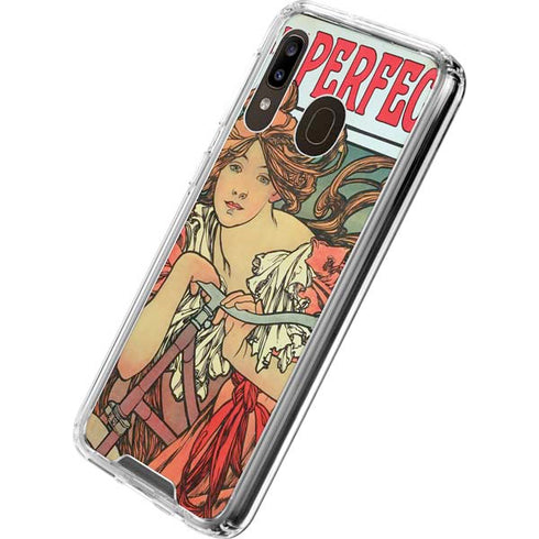 Alphonse Mucha Cycles Perfecta Galaxy A30 Clear Case