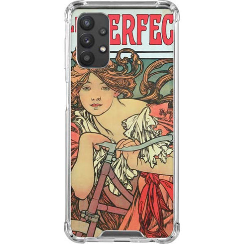 Alphonse Mucha Cycles Perfecta Galaxy A32 5G Clear Case