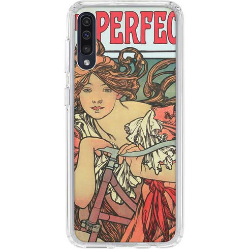 Alphonse Mucha Cycles Perfecta Galaxy A50 Clear Case