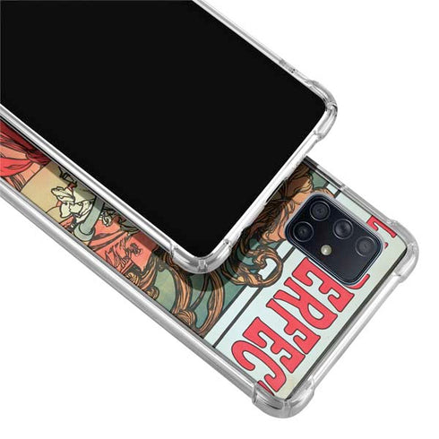 Alphonse Mucha Cycles Perfecta Galaxy A71 5G Clear Case