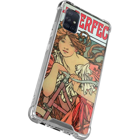 Alphonse Mucha Cycles Perfecta Galaxy A71 5G Clear Case