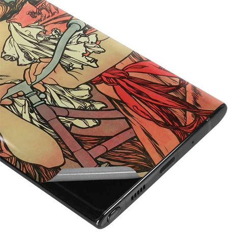 Alphonse Mucha Cycles Perfecta Galaxy Note 10 Plus Skin