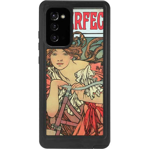 Alphonse Mucha Cycles Perfecta Galaxy Note20 5G Waterproof Case