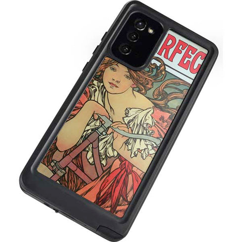 Alphonse Mucha Cycles Perfecta Galaxy Note20 5G Waterproof Case