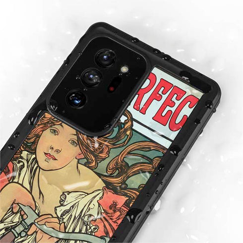 Alphonse Mucha Cycles Perfecta Galaxy Note20 Ultra 5G Waterproof Case