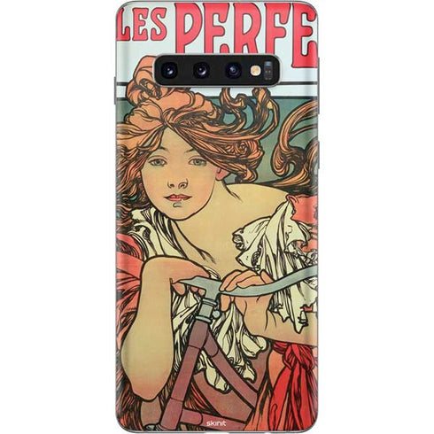 Alphonse Mucha Cycles Perfecta Galaxy S10 Skin