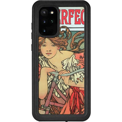 Alphonse Mucha Cycles Perfecta Galaxy S20 Plus Waterproof Case