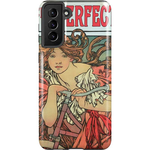 Alphonse Mucha Cycles Perfecta Galaxy S21 FE Pro Case