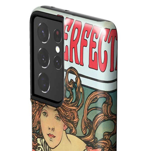 Alphonse Mucha Cycles Perfecta Galaxy S21 Ultra 5G Pro Case