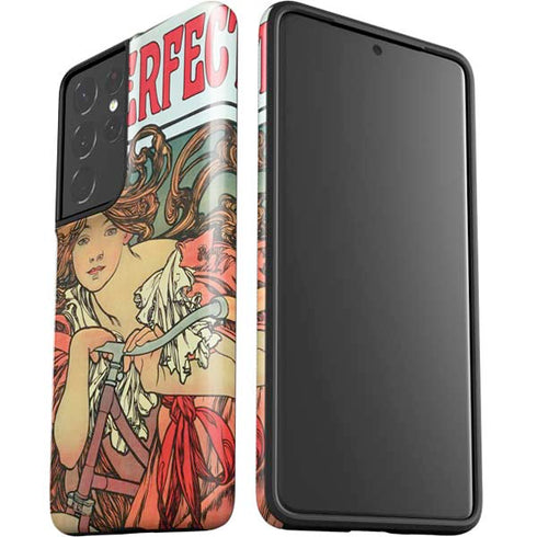Alphonse Mucha Cycles Perfecta Galaxy S21 Ultra 5G Pro Case