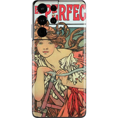 Alphonse Mucha Cycles Perfecta Galaxy S21 Ultra 5G Skin