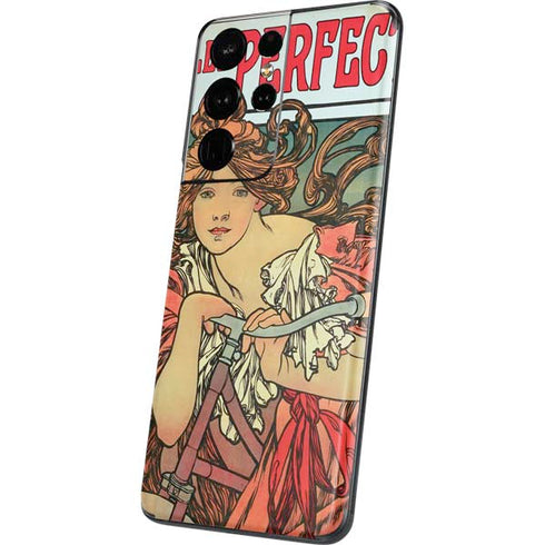 Alphonse Mucha Cycles Perfecta Galaxy S21 Ultra 5G Skin
