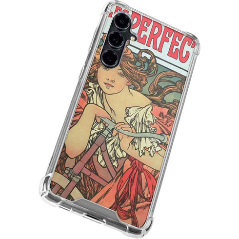 Alphonse Mucha Cycles Perfecta Galaxy S23 FE Clear Case
