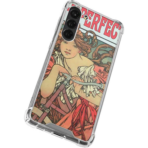 Alphonse Mucha Cycles Perfecta Galaxy S23 Plus Clear Case