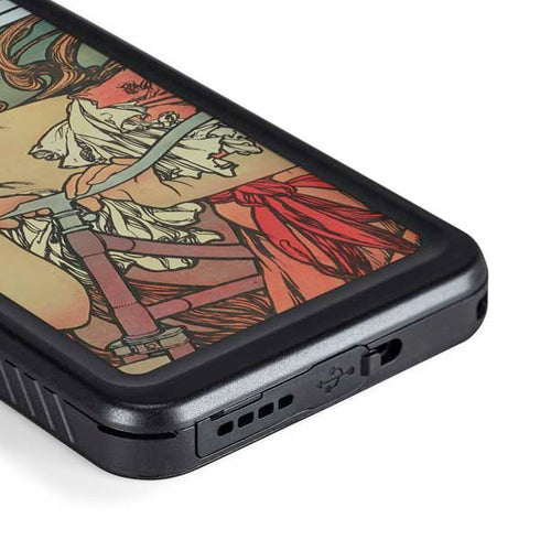 Alphonse Mucha Cycles Perfecta Galaxy S23 Plus Waterproof Case