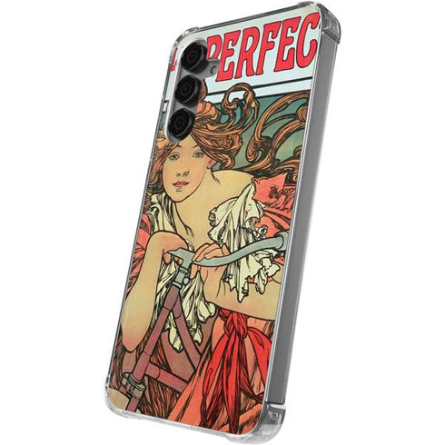 Alphonse Mucha Cycles Perfecta Galaxy S24 Plus Clear Case