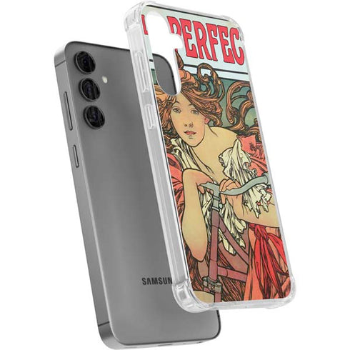 Alphonse Mucha Cycles Perfecta Galaxy S24 Plus Clear Case