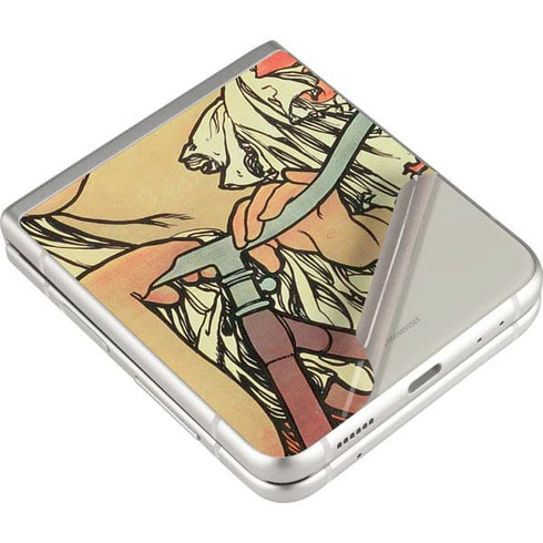 Alphonse Mucha Cycles Perfecta Galaxy Z Flip3 5G Skin