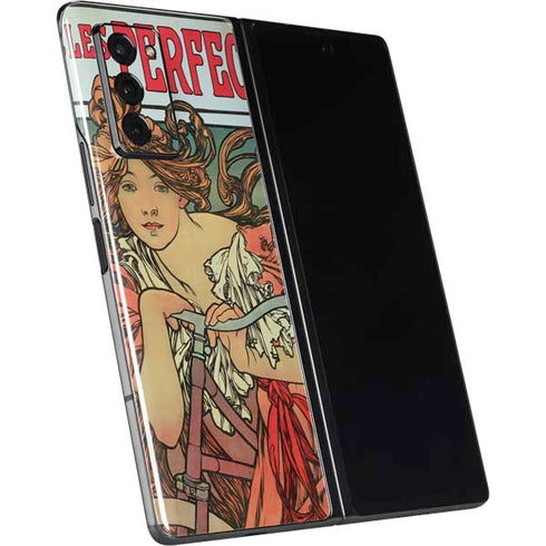 Alphonse Mucha Cycles Perfecta Galaxy Z Fold2 5G Skin