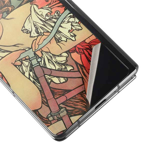 Alphonse Mucha Cycles Perfecta Galaxy Z Fold2 5G Skin