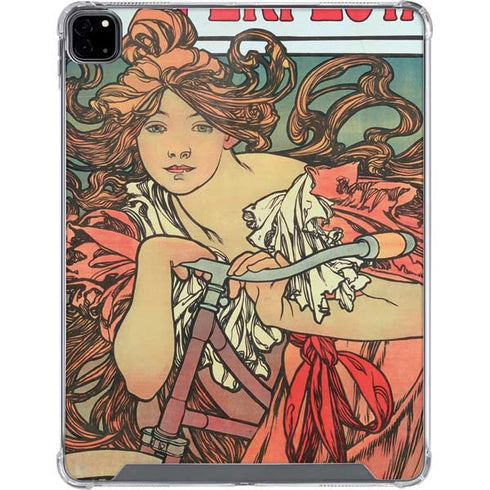 Alphonse Mucha Cycles Perfecta iPad Pro 12.9in (2020) Clear Case