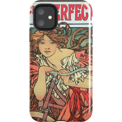 Alphonse Mucha Cycles Perfecta iPhone 11 Impact Case