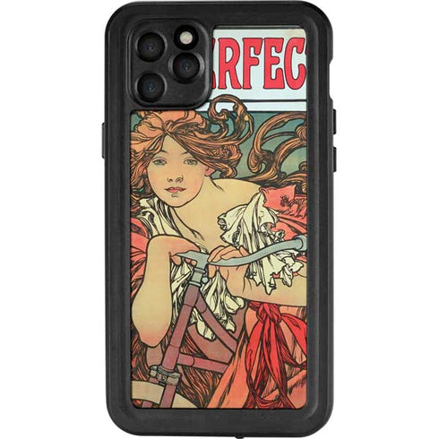 Alphonse Mucha Cycles Perfecta iPhone 11 Pro Max Waterproof Case