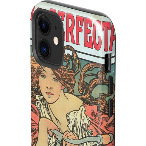Alphonse Mucha Cycles Perfecta iPhone 12 Impact Case