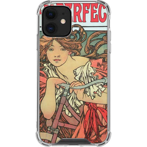 Alphonse Mucha Cycles Perfecta iPhone 12 Mini Clear Case