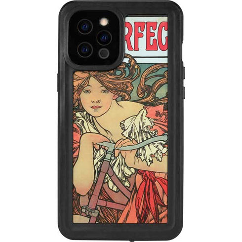Alphonse Mucha Cycles Perfecta iPhone 12 Pro Max Waterproof Case